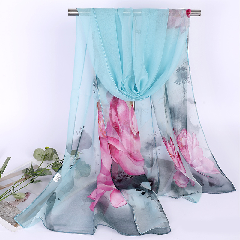 Pañuelo de gasa de loto acuare - Face Scarf Mask reseña y precio