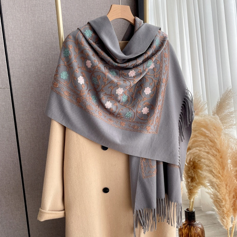 2025 nuevo bordado Bufanda de  - Woven Scarf Blanket reseña y precio